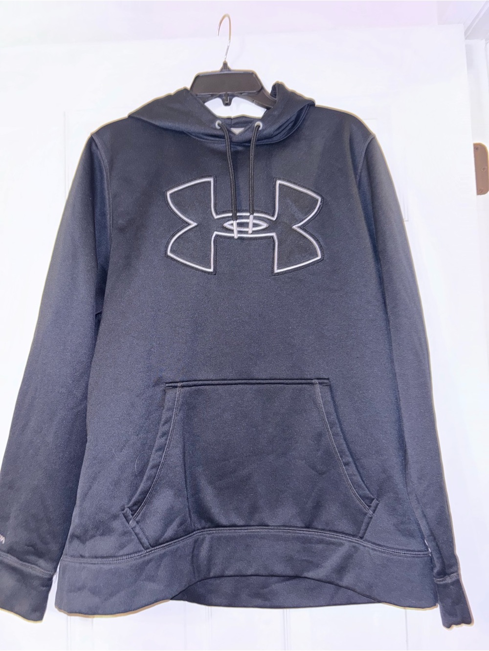 Under Armour Black Hoodie with Gray Logo